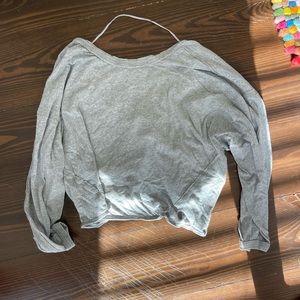 Free people movement knot back long sleeve tshirt